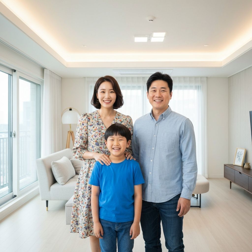 품격 인테리어 완공 후 가족